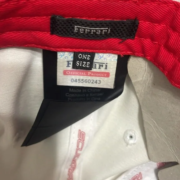 Ferrari Men Red & White Colourblocked INST Scud
Baseball Cap - Picture 5 of 5